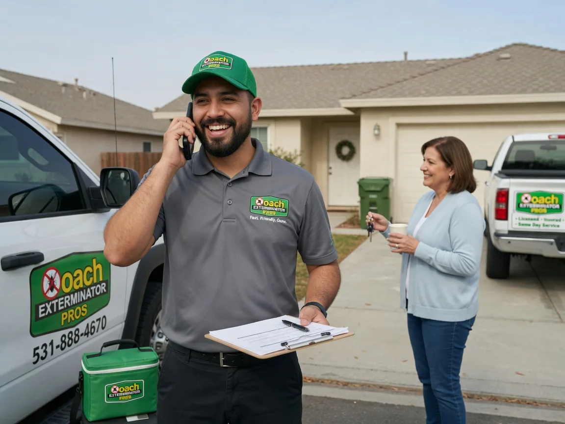 Pest Control Roach Exterminator Fultonham, OH FAQs